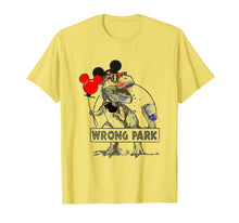 Load image into Gallery viewer, Funny-Wrong-Park-T-Rex Shirt Gift for women and men
