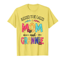 Load image into Gallery viewer, Blessed To Be Called Mom And GRANNIE Cute GRANNIE Gift Tee T-Shirt
