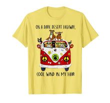 Load image into Gallery viewer, On A Dark Desert Highway Dog Feel Cool Wind In My Hair T-Shirt

