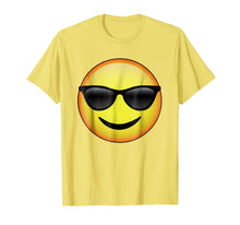 Load image into Gallery viewer, HD Emoji Sunglasses Face Shirt - Emoticon Tee - Cool Emotag
