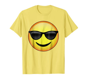 HD Emoji Sunglasses Face Shirt - Emoticon Tee - Cool Emotag