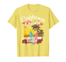 Load image into Gallery viewer, California Dreaming Beach Van and Surfboard T Shirt
