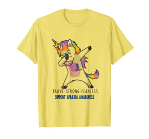 Brave strong Fearless Unicorn Apraxia Awareness Shirt