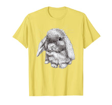Load image into Gallery viewer, Lop Eared Bunny Rabbit Sketch T-Shirt Mens Womens Childrens

