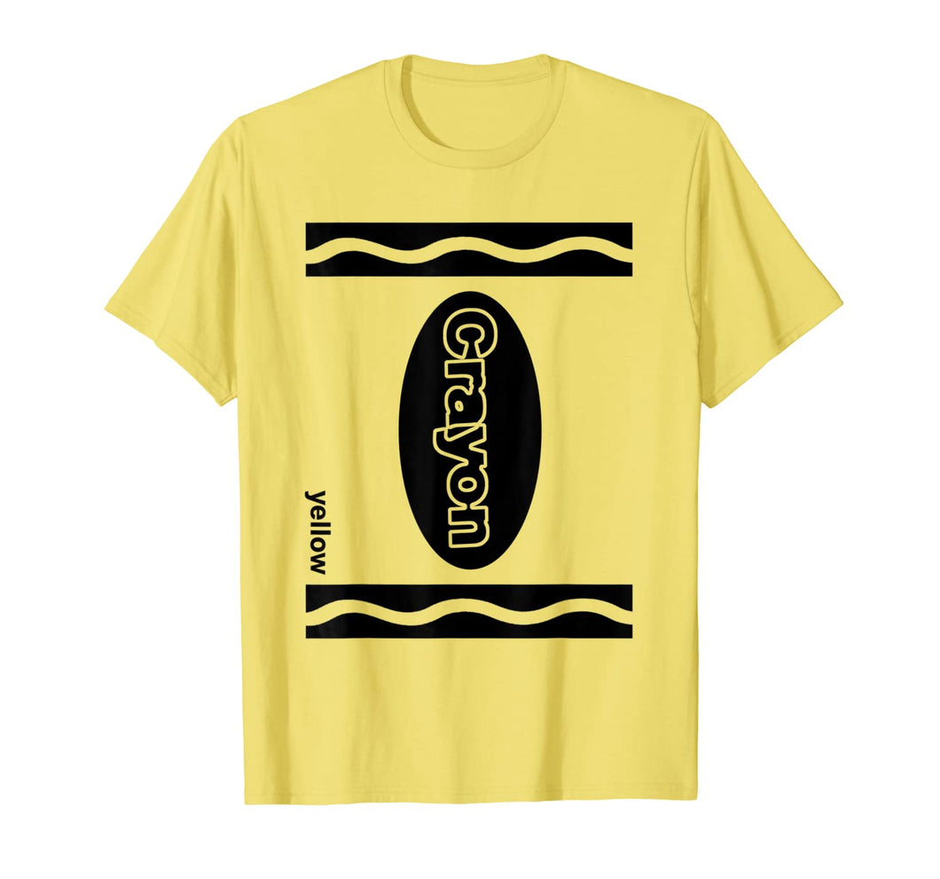 Yellow Crayon Box Halloween Costume Couple Group T-Shirt