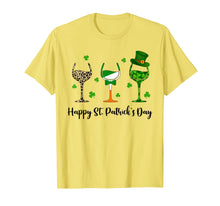 Load image into Gallery viewer, Irish Gifts Three Wine Glasses Shamrock St Patrick&#39;s Day T-Shirt-840834
