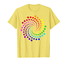 Load image into Gallery viewer, Dot Day Shirt Kids, Rainbow Polka Dot Spiral
