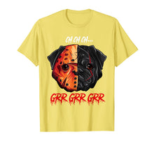 Load image into Gallery viewer, Ch Ch Ch Grr Grr Grr Pug Halloween T-Shirt

