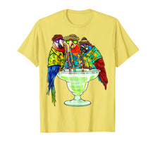 Load image into Gallery viewer, Parrots Drinking Margarita Hawaiian Shirt Vacation Birds  T-Shirt
