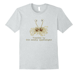 Flying Spaghetti Monster Touched By His Noodly Appendages