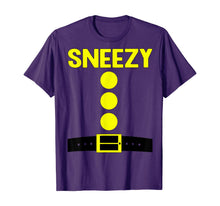 Load image into Gallery viewer, Sneezy Dwarf Halloween Costume Funny Gift Idea Sneezy Dwarf  T-Shirt
