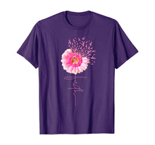 Load image into Gallery viewer, Pink Ribbon Daisy Faith - Breast Cancer T Shirt T-Shirt
