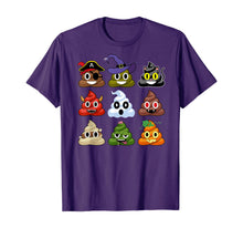 Load image into Gallery viewer, Halloween Poop Emojis Funny T-Shirt
