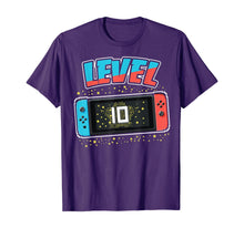 Load image into Gallery viewer, Level 10 Birthday Shirt Boy 10 Years Old Video Games Gift T-Shirt

