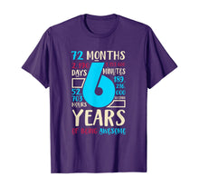 Load image into Gallery viewer, 6th Birthday Gift Son Daughter Age Six 6 Year Old Boys Girls T-Shirt
