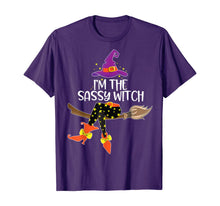 Load image into Gallery viewer, Im the Sassy Witch Shirt Halloween Matching Group Costume T-Shirt
