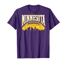 Load image into Gallery viewer, Minnesota Football Skyline | MN Vintage Viking Retro Gift T-Shirt
