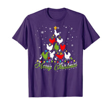 Load image into Gallery viewer, Christmas Tree Merry Christmas Chicken Lover Gift T-Shirt
