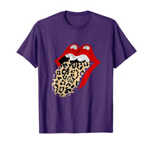 Load image into Gallery viewer, Red Lips-Leopard Tongue-iconic band T-Shirt
