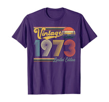 Load image into Gallery viewer, 47 Years Old Gift Vintage 1973 Limited Edition 47th Birthday T-Shirt-402610
