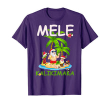 Load image into Gallery viewer, Mele Kalikimaka Santa Claus Merry Xmas Aloha Hawaii Gift T-Shirt
