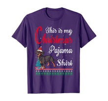 Load image into Gallery viewer, This Is My Christmas Pajama Shirt - Miniature Dachsund Santa T-Shirt

