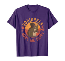 Load image into Gallery viewer, Squirrels Make Me Happy - Vintage Squirrel T-Shirt
