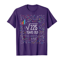 Load image into Gallery viewer, Square Root Of 225 15th Birthday 15 Year Old Gifts Math Bday T-Shirt
