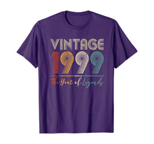 Load image into Gallery viewer, Vintage 1999 21st Birthday Gift Ideas Men Women Him Her T-Shirt-66532
