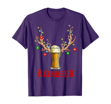 Load image into Gallery viewer, Man Cave Reinbeer Christmas Gift For Beer Lovers Costume Men T-Shirt

