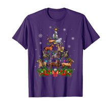 Load image into Gallery viewer, Horse Christmas Tree Lights Funny Horse Xmas Gift T-Shirt
