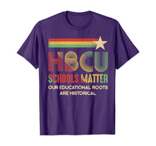 Load image into Gallery viewer, HBCU Schools Matter HBCU Educated Grad HBCUish Vintage Retro T-Shirt-728822
