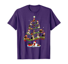 Load image into Gallery viewer, Morkie Tree Christmas Candy Cane Gift Ornament T-Shirt
