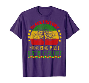 Honoring Past Inspiring Future Black History Month T-Shirt-1059105