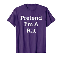 Load image into Gallery viewer, Pretend I'm A Rat Costume Funny Halloween Party T-Shirt
