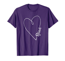Load image into Gallery viewer, Nana Heart Shirt Light Mother Day Gift

