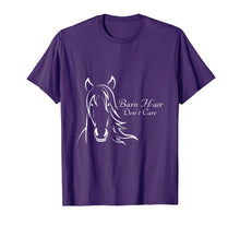 Load image into Gallery viewer, Barn Hair Don't Care Horse Farming T-Shirt Messy Hair Tee
