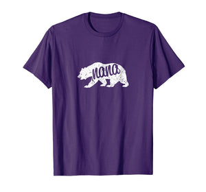 Nana Bear Granny Grandma T Shirt Funny Gift