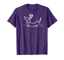 Load image into Gallery viewer, Easter Bunny Ears and Chicks Dachshund T-Shirt
