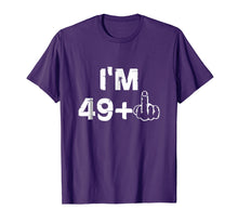 Load image into Gallery viewer, Funny cute 50th Birthday T-Shirt I am 49+1 Birthday Gift
