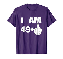 Load image into Gallery viewer, I Am 49 Plus Middle Finger Funny 50th Birthday T-Shirt
