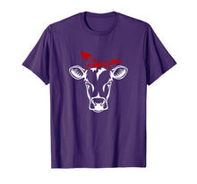 Load image into Gallery viewer, Cute Funny Heifer Cow with Bandana T-shirt for Women's
