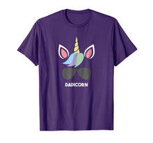 Load image into Gallery viewer, Mens Dadicorn Shirt Funny Unicorn Best Dad Father&#39;s Day Gift
