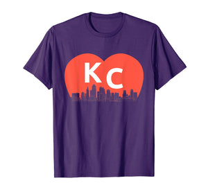 KC Heart Vintage Kansas City Cityscape Shirt