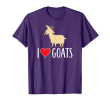 Load image into Gallery viewer, I Love Goats T-shirt
