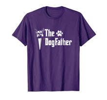Load image into Gallery viewer, Mens The Dogfather German Shepherd Dog Dad Tshirt Father&#39;s Day
