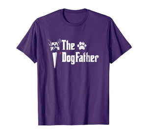 Mens The Dogfather German Shepherd Dog Dad Tshirt Father's Day