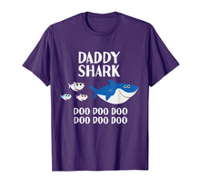Load image into Gallery viewer, Mens Daddy Shark Doo Doo Shirt For Matching Family Tshirts

