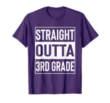 Load image into Gallery viewer, Straight Outta 3rd Grade Funny Graduation Gift T-Shirt
