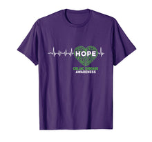 Load image into Gallery viewer, Celiac Disease Awareness Support Hope Heartbeat T shirts
